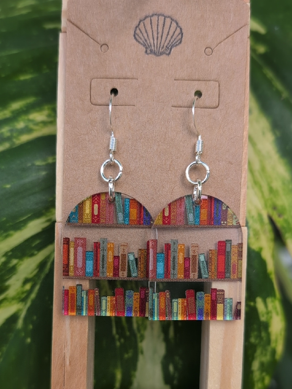 Library Shelf Arch Earrings - Book Lovers, Teachers, Students